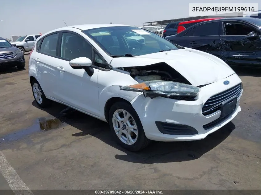 2015 Ford Fiesta Se VIN: 3FADP4EJ9FM199616 Lot: 39709042