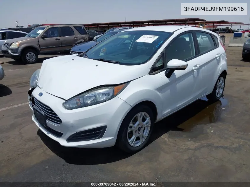 2015 Ford Fiesta Se VIN: 3FADP4EJ9FM199616 Lot: 39709042