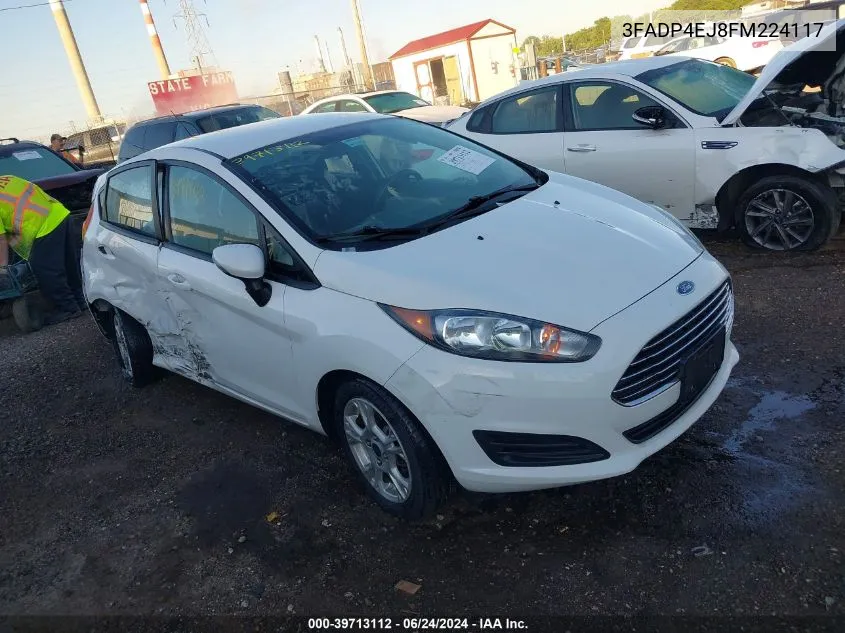 2015 Ford Fiesta Se VIN: 3FADP4EJ8FM224117 Lot: 39713112