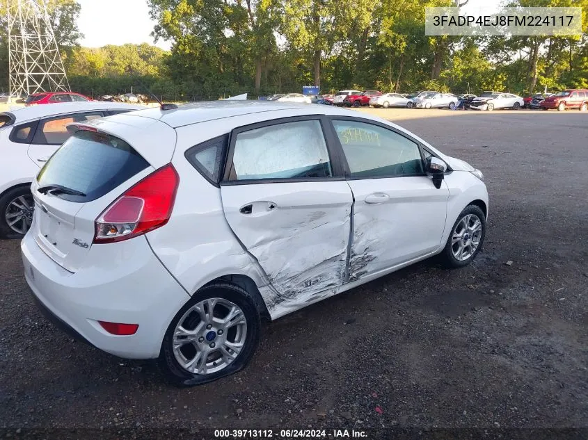 2015 Ford Fiesta Se VIN: 3FADP4EJ8FM224117 Lot: 39713112