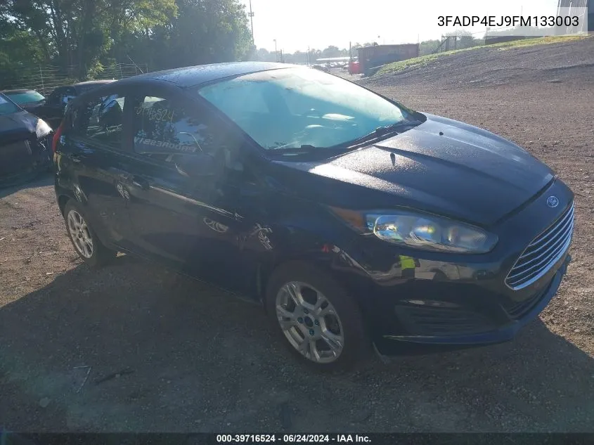 2015 Ford Fiesta Se VIN: 3FADP4EJ9FM133003 Lot: 39716524