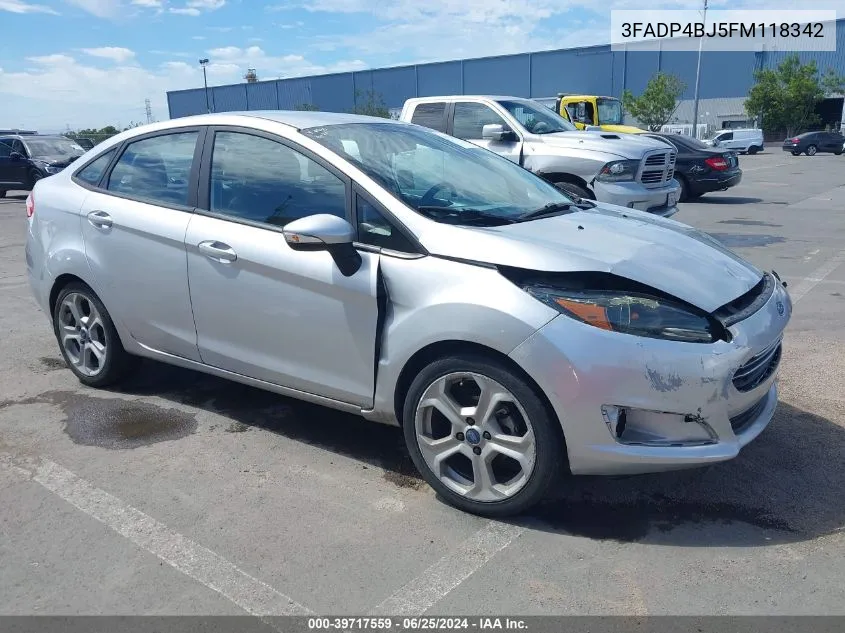 3FADP4BJ5FM118342 2015 Ford Fiesta Se