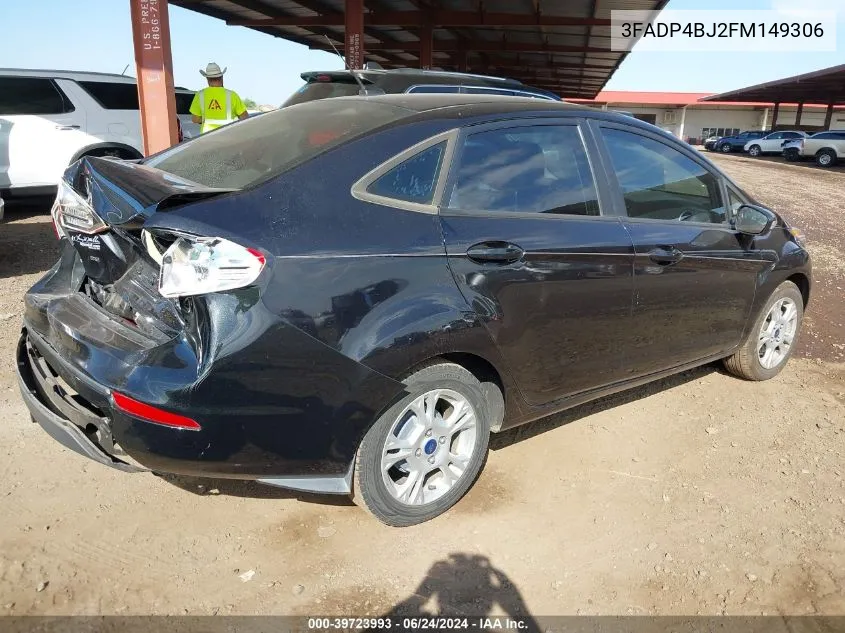 3FADP4BJ2FM149306 2015 Ford Fiesta Se