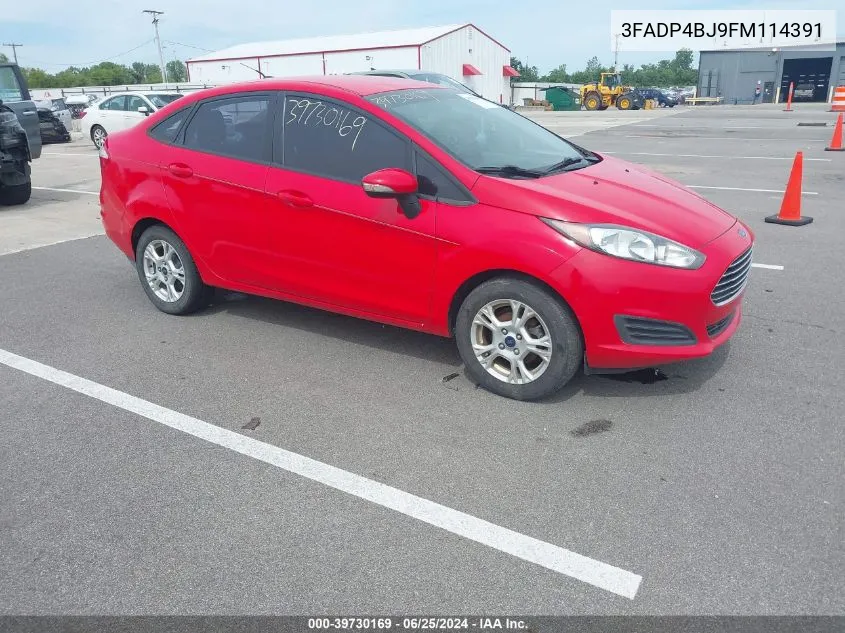 3FADP4BJ9FM114391 2015 Ford Fiesta Se