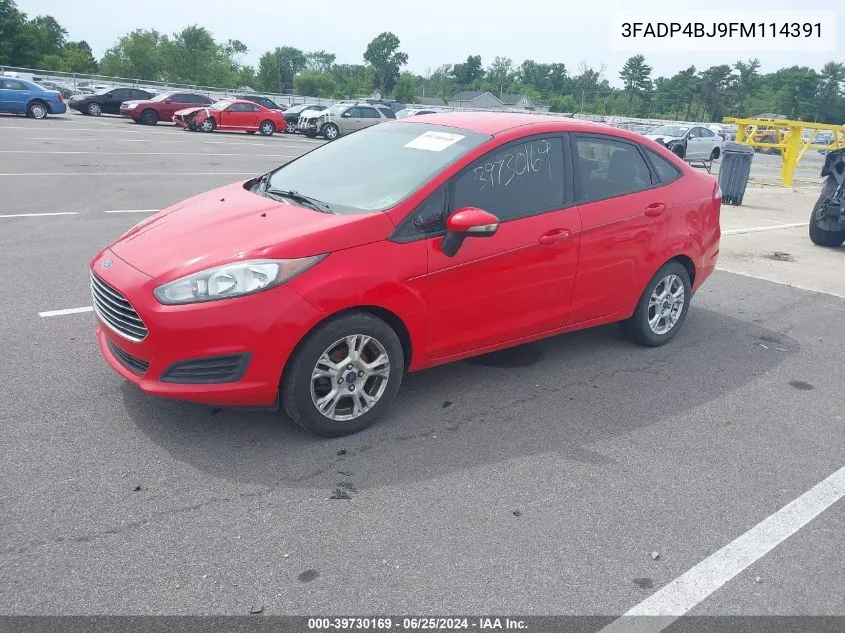 3FADP4BJ9FM114391 2015 Ford Fiesta Se