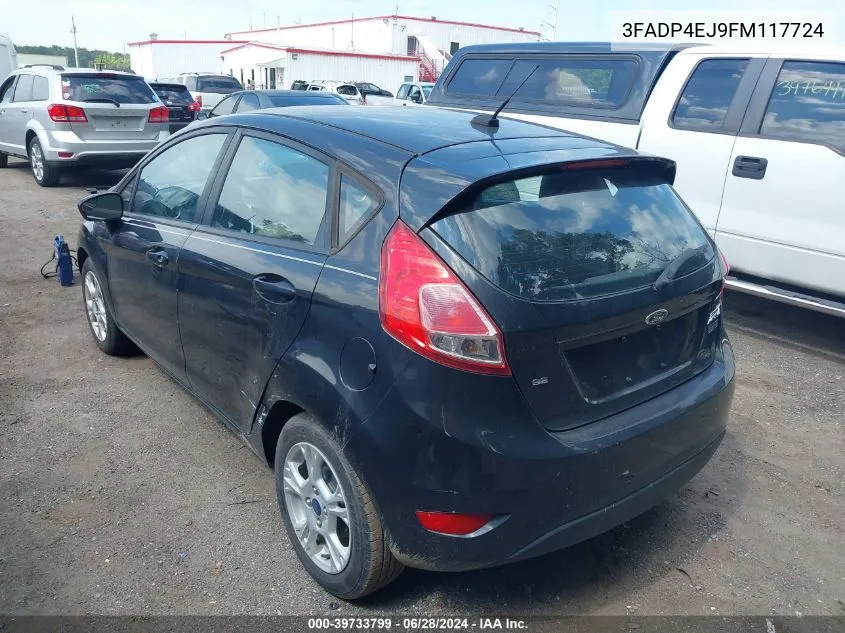 2015 Ford Fiesta Se VIN: 3FADP4EJ9FM117724 Lot: 39733799