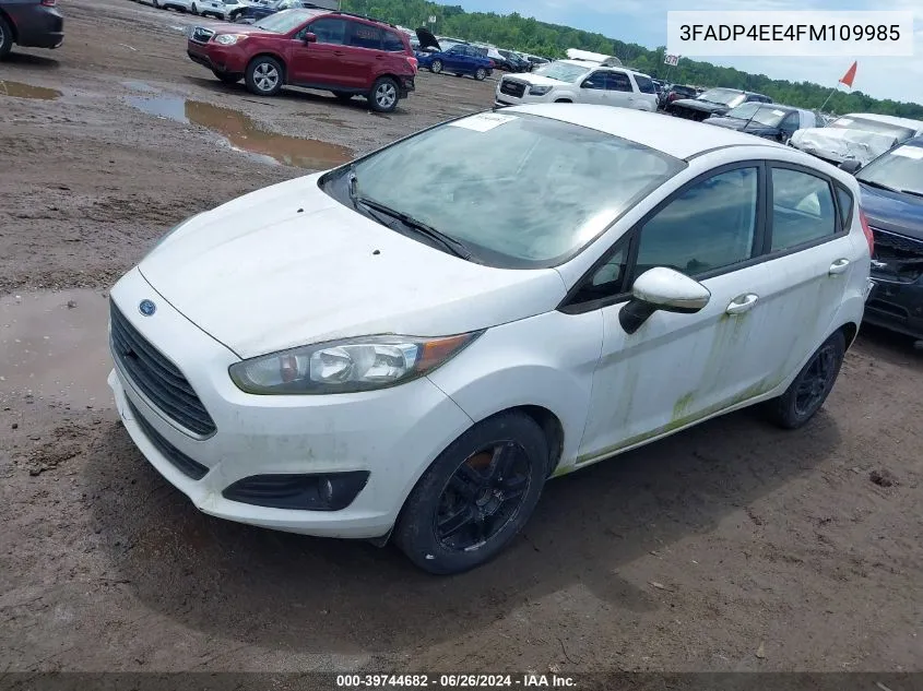 2015 Ford Fiesta Se VIN: 3FADP4EE4FM109985 Lot: 39744682