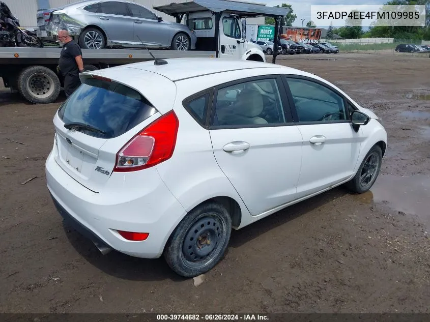 3FADP4EE4FM109985 2015 Ford Fiesta Se