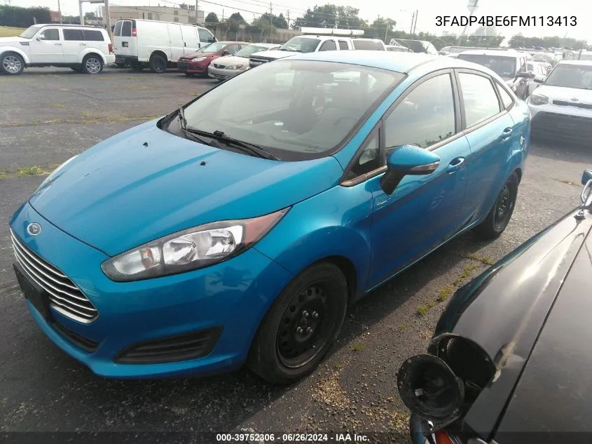 3FADP4BE6FM113413 2015 Ford Fiesta Se