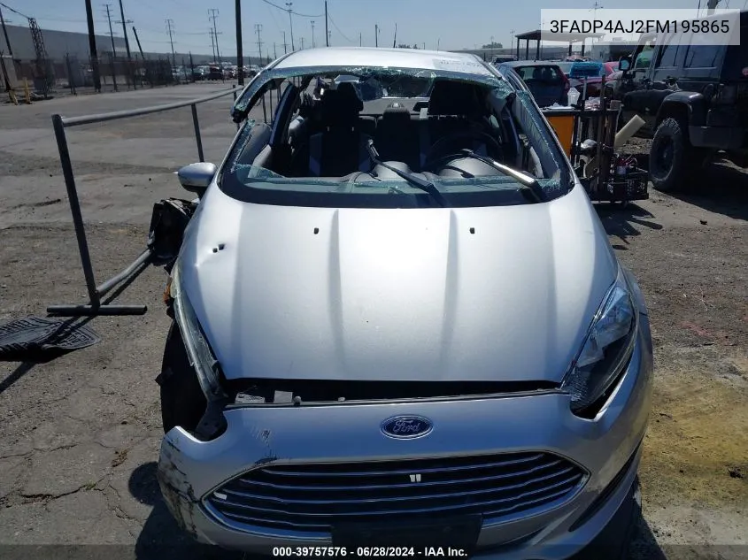 3FADP4AJ2FM195865 2015 Ford Fiesta S