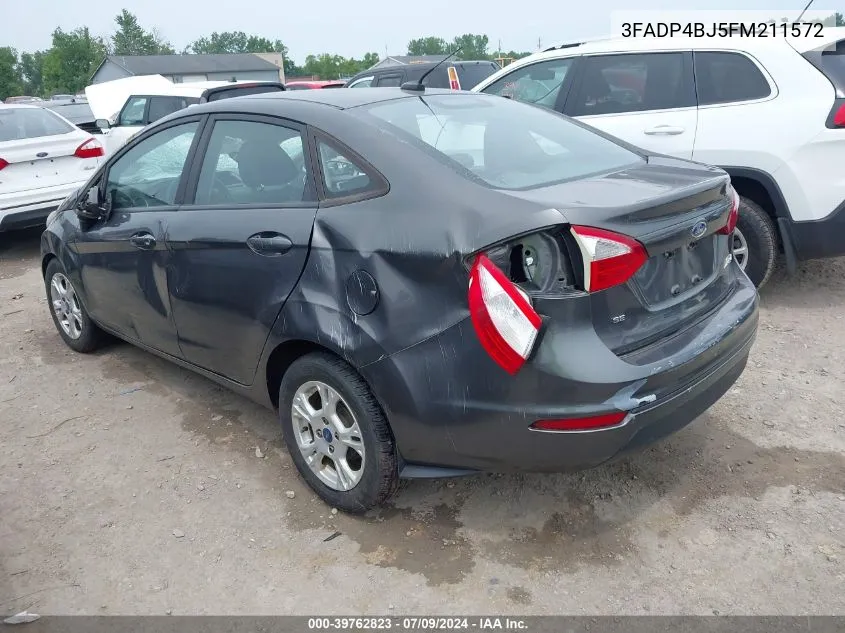 3FADP4BJ5FM211572 2015 Ford Fiesta Se