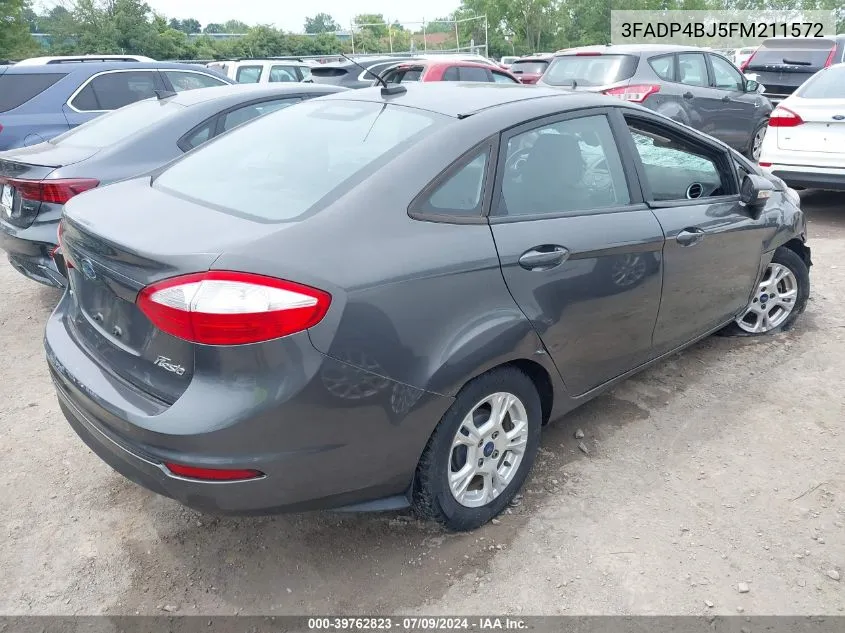 2015 Ford Fiesta Se VIN: 3FADP4BJ5FM211572 Lot: 39762823