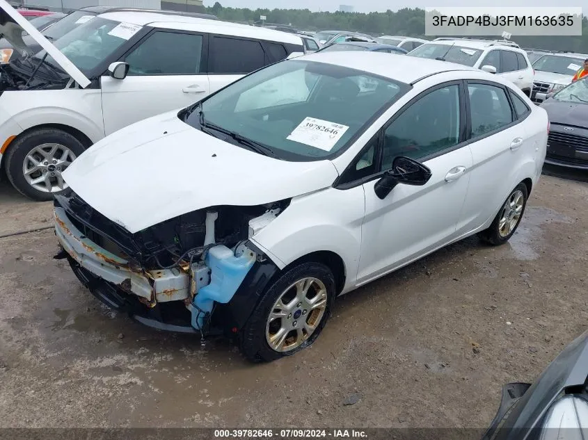 3FADP4BJ3FM163635 2015 Ford Fiesta Se