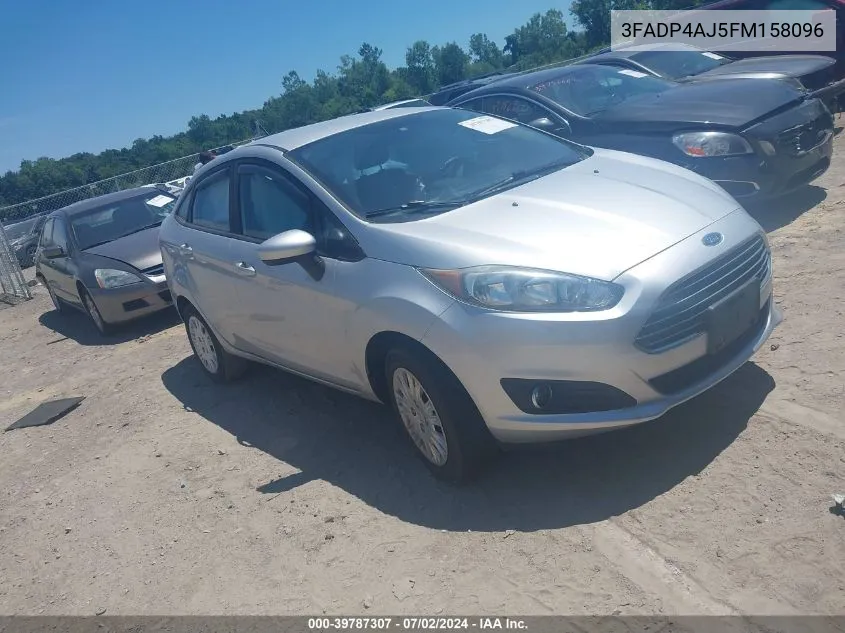 3FADP4AJ5FM158096 2015 Ford Fiesta S