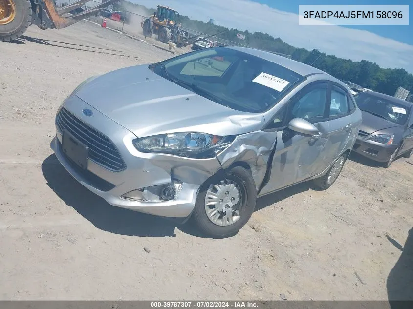 3FADP4AJ5FM158096 2015 Ford Fiesta S