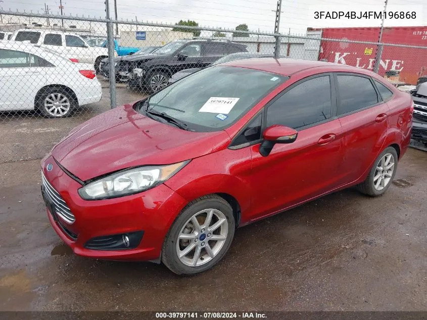 3FADP4BJ4FM196868 2015 Ford Fiesta Se