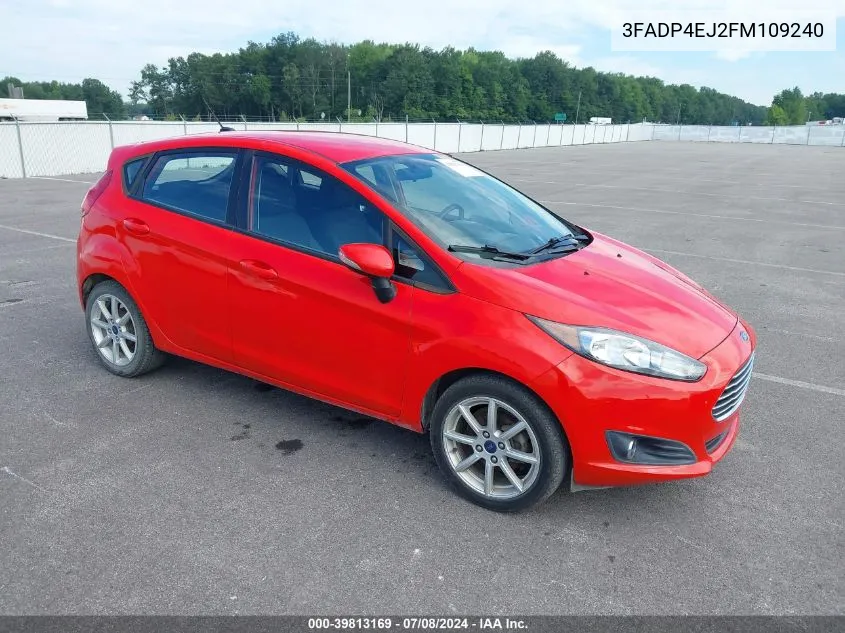 2015 Ford Fiesta Se VIN: 3FADP4EJ2FM109240 Lot: 39813169