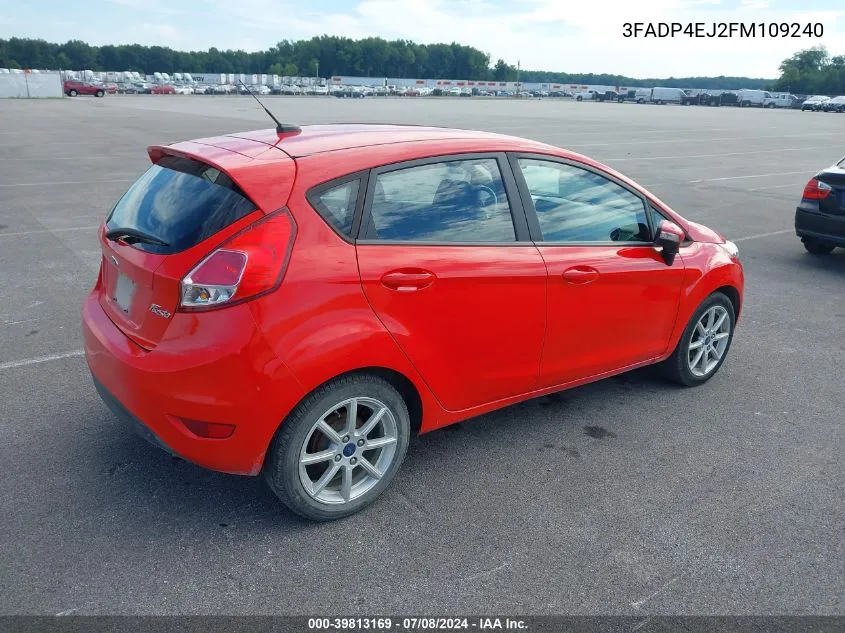 3FADP4EJ2FM109240 2015 Ford Fiesta Se