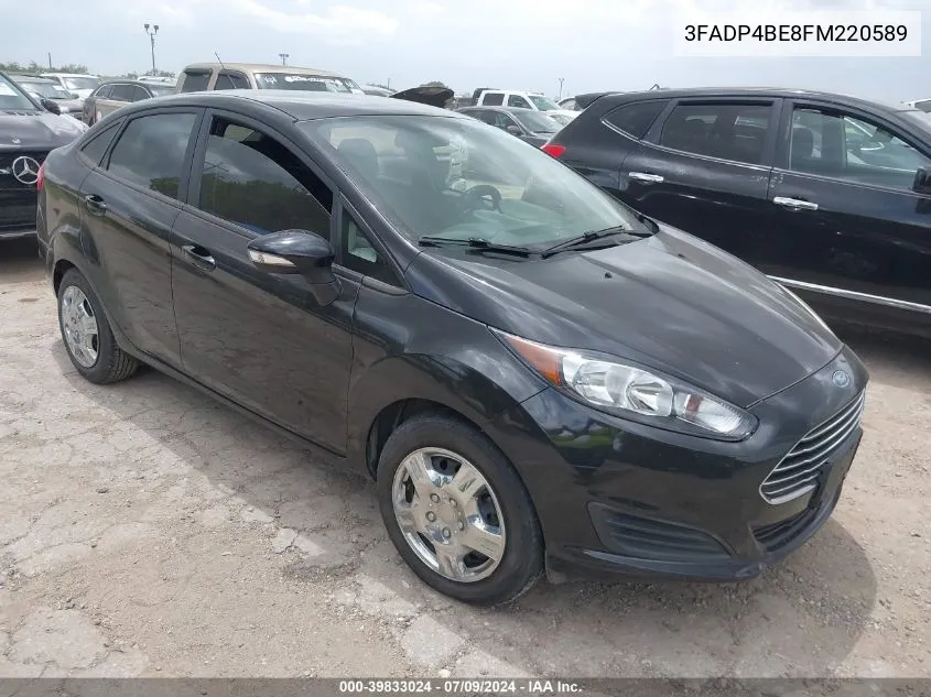 2015 Ford Fiesta Se VIN: 3FADP4BE8FM220589 Lot: 39833024