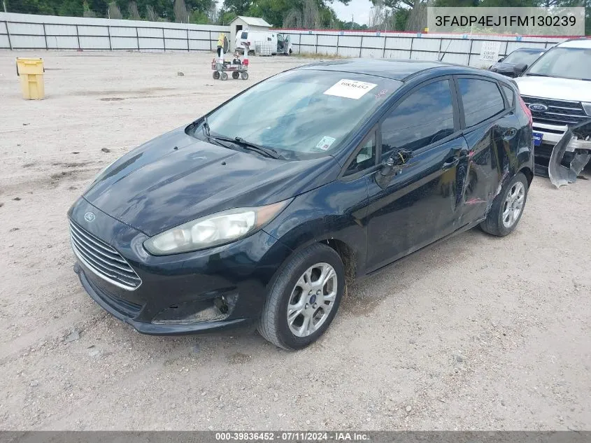 2015 Ford Fiesta Se VIN: 3FADP4EJ1FM130239 Lot: 39836452