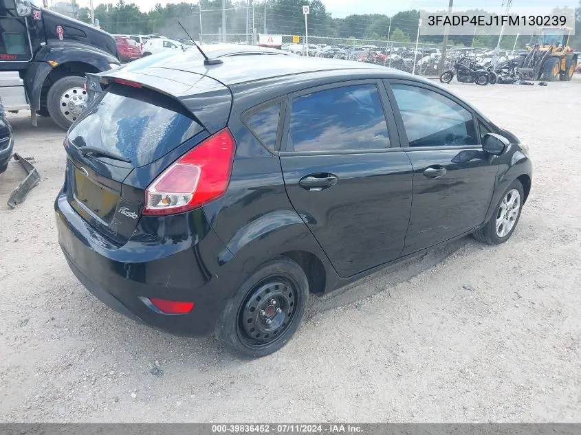 2015 Ford Fiesta Se VIN: 3FADP4EJ1FM130239 Lot: 39836452