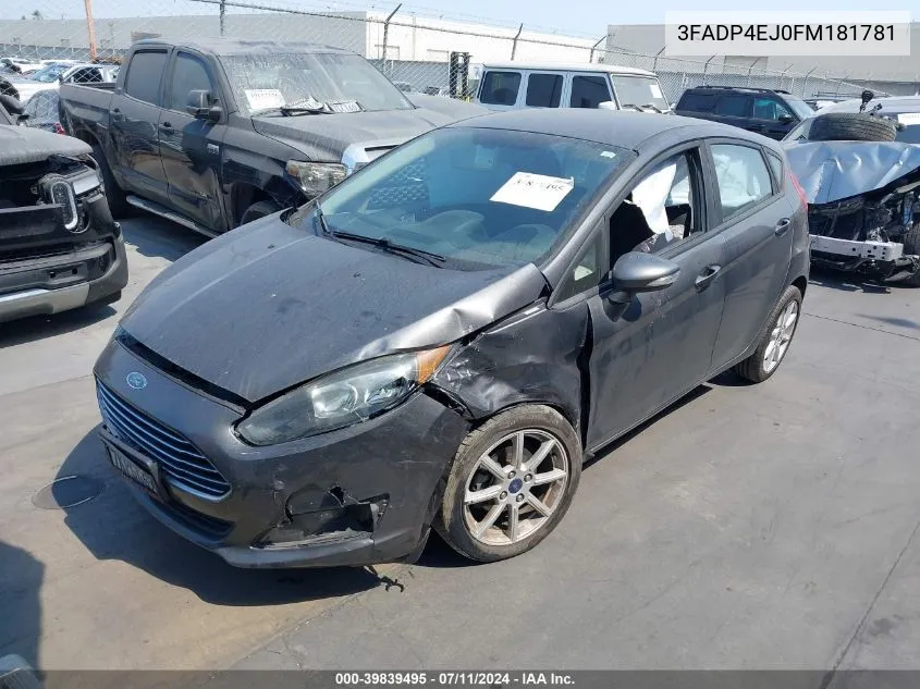 3FADP4EJ0FM181781 2015 Ford Fiesta Se