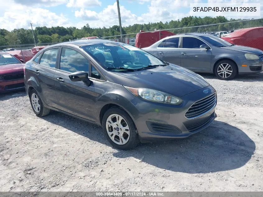 2015 Ford Fiesta Se VIN: 3FADP4BJXFM129935 Lot: 39843409