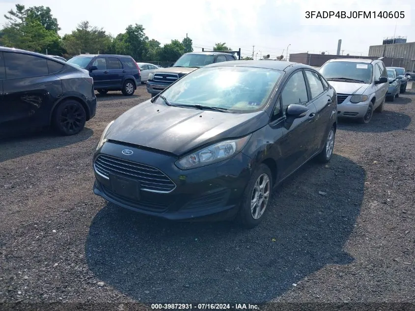 2015 Ford Fiesta Se VIN: 3FADP4BJ0FM140605 Lot: 39872931