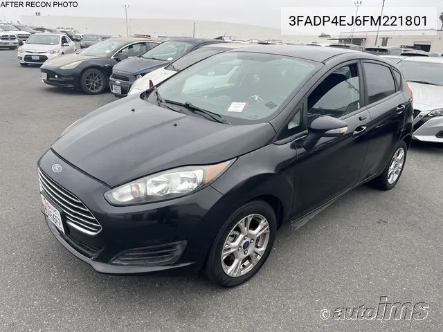 2015 Ford Fiesta Se VIN: 3FADP4EJ6FM221801 Lot: 39896166