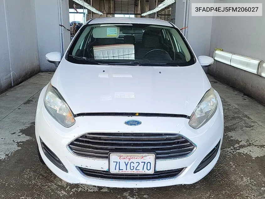 2015 Ford Fiesta Se VIN: 3FADP4EJ5FM206027 Lot: 39896712