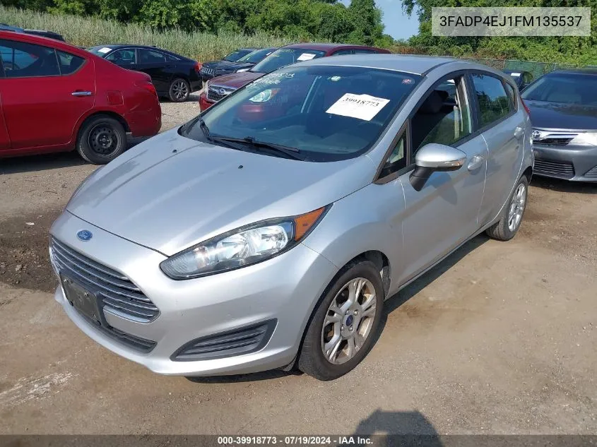 2015 Ford Fiesta Se VIN: 3FADP4EJ1FM135537 Lot: 39918773