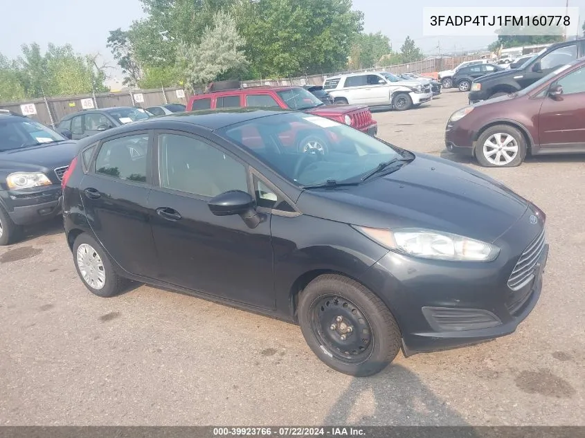 2015 Ford Fiesta S VIN: 3FADP4TJ1FM160778 Lot: 39923766