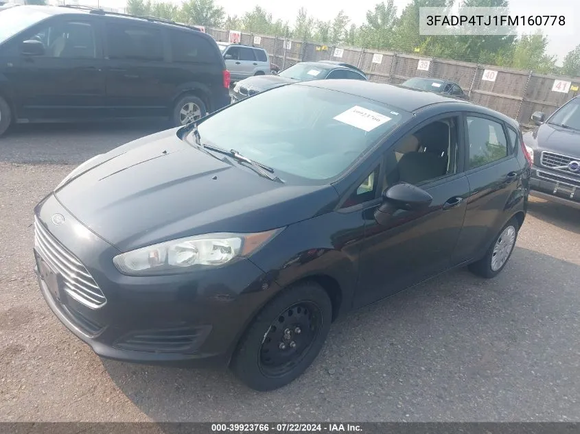 2015 Ford Fiesta S VIN: 3FADP4TJ1FM160778 Lot: 39923766