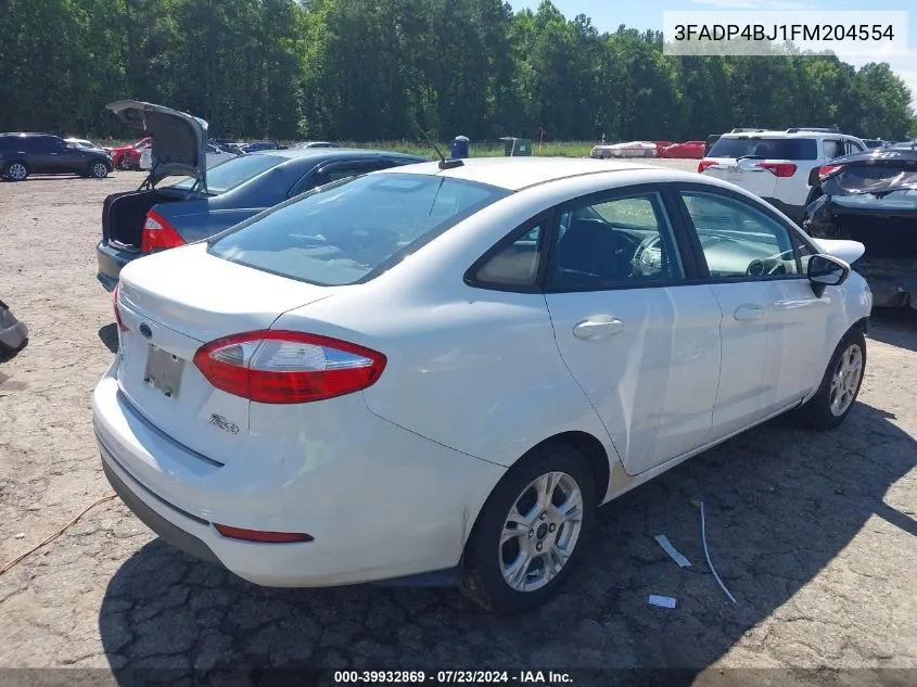 2015 Ford Fiesta Se VIN: 3FADP4BJ1FM204554 Lot: 39932869