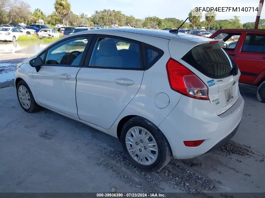 2015 Ford Fiesta Se VIN: 3FADP4EE7FM140714 Lot: 39936390