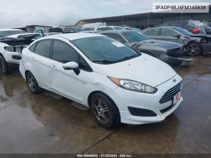 3FADP4BJ4FM145838 2015 Ford Fiesta Se