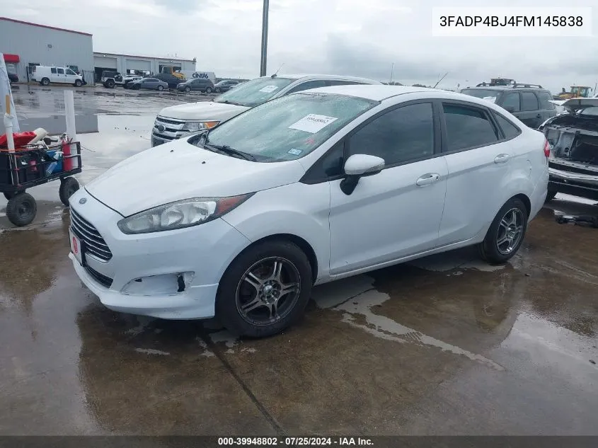 3FADP4BJ4FM145838 2015 Ford Fiesta Se