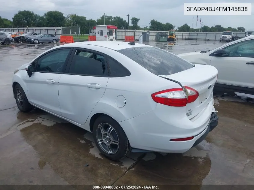 3FADP4BJ4FM145838 2015 Ford Fiesta Se