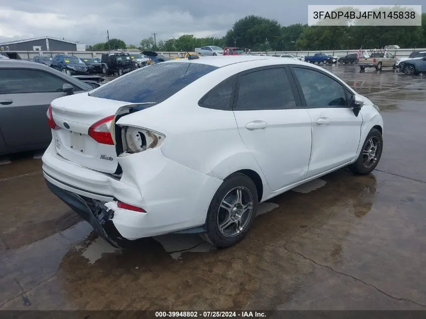 3FADP4BJ4FM145838 2015 Ford Fiesta Se