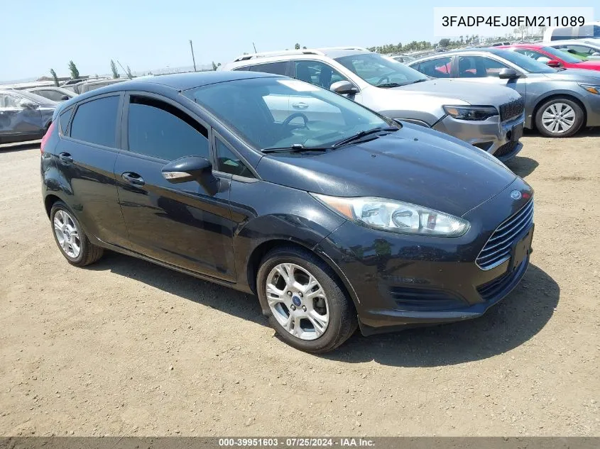 2015 Ford Fiesta Se VIN: 3FADP4EJ8FM211089 Lot: 39951603