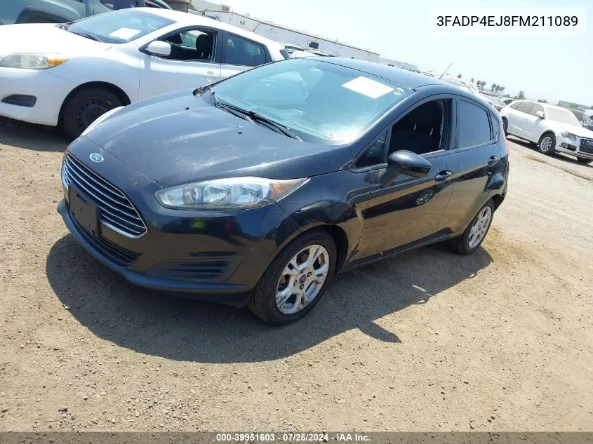 2015 Ford Fiesta Se VIN: 3FADP4EJ8FM211089 Lot: 39951603