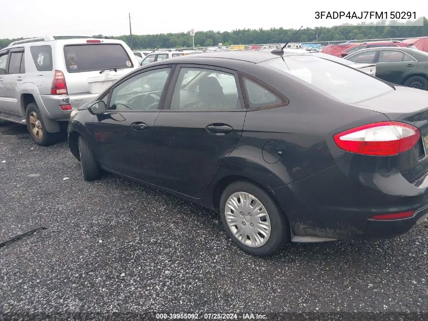 3FADP4AJ7FM150291 2015 Ford Fiesta S