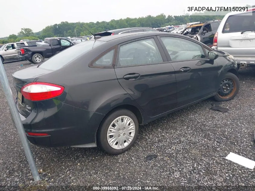 3FADP4AJ7FM150291 2015 Ford Fiesta S