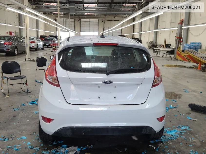 2015 Ford Fiesta Se VIN: 3FADP4EJ4FM206021 Lot: 39962568