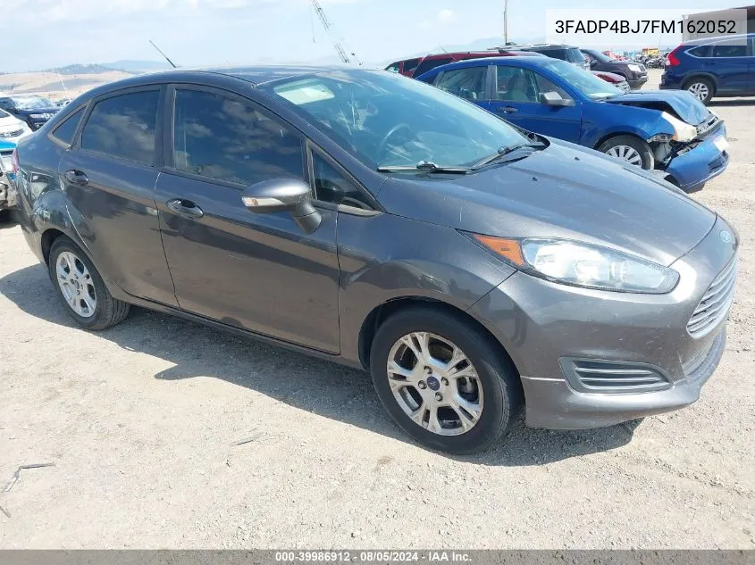 2015 Ford Fiesta Se VIN: 3FADP4BJ7FM162052 Lot: 39986912