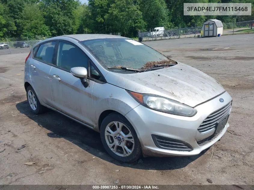 2015 Ford Fiesta Se VIN: 3FADP4EJ7FM115468 Lot: 39987253