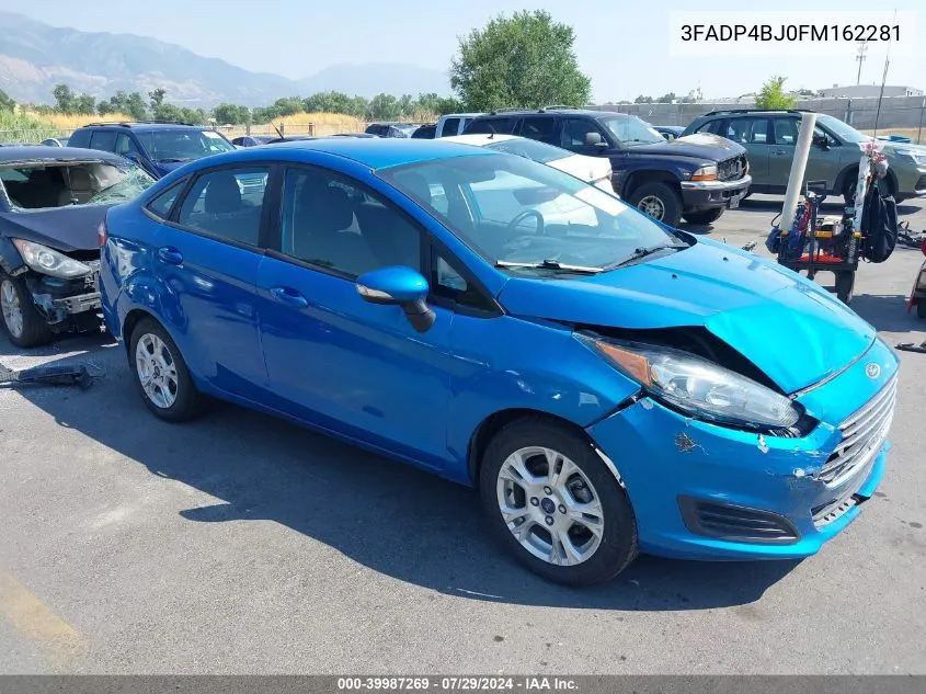 2015 Ford Fiesta Se VIN: 3FADP4BJ0FM162281 Lot: 39987269