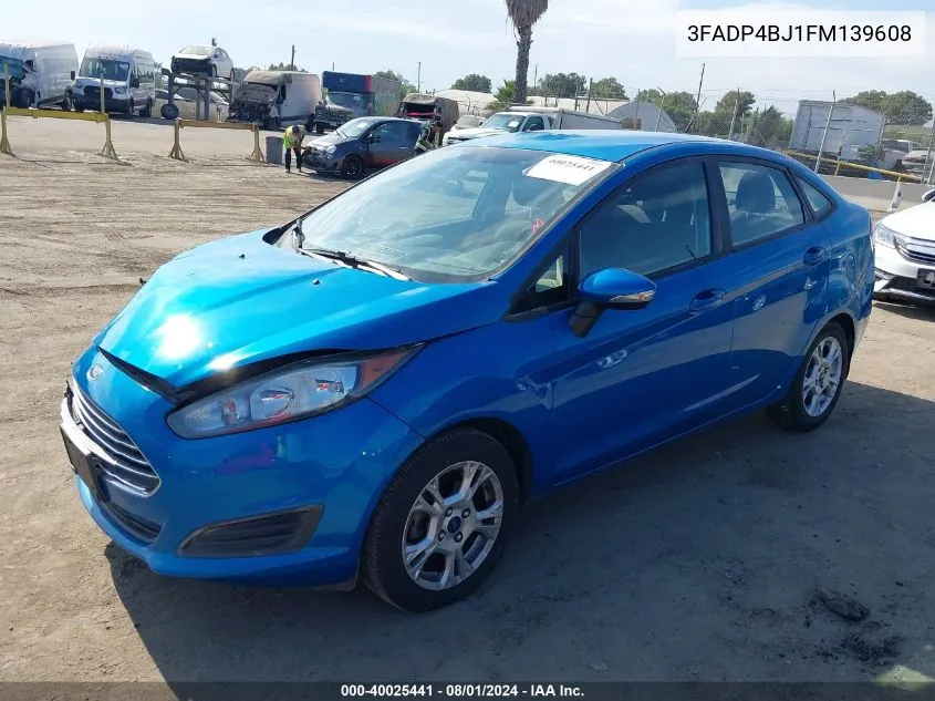 3FADP4BJ1FM139608 2015 Ford Fiesta Se