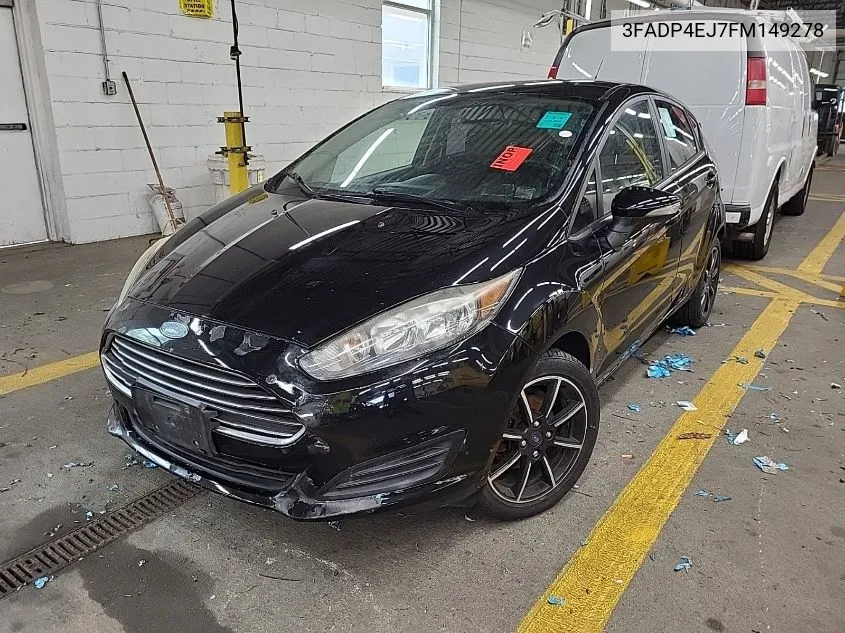 2015 Ford Fiesta Se VIN: 3FADP4EJ7FM149278 Lot: 40040532