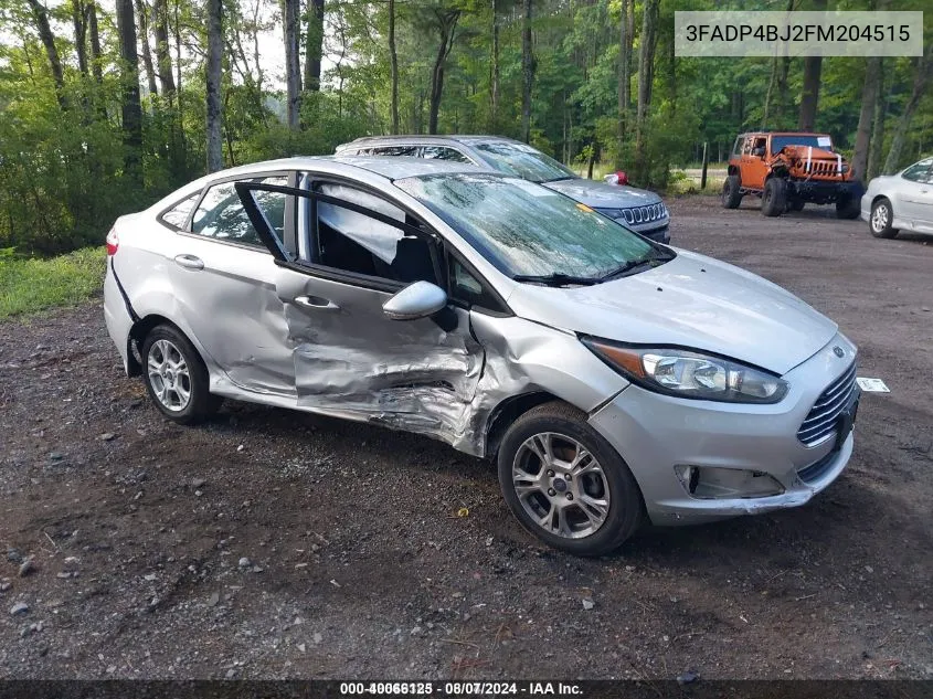 2015 Ford Fiesta Se VIN: 3FADP4BJ2FM204515 Lot: 40066125